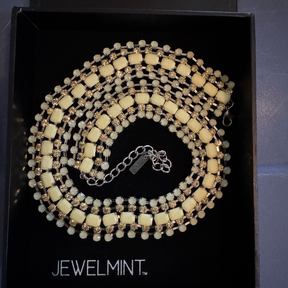 Jewelmint Yellow and Silver Necklace